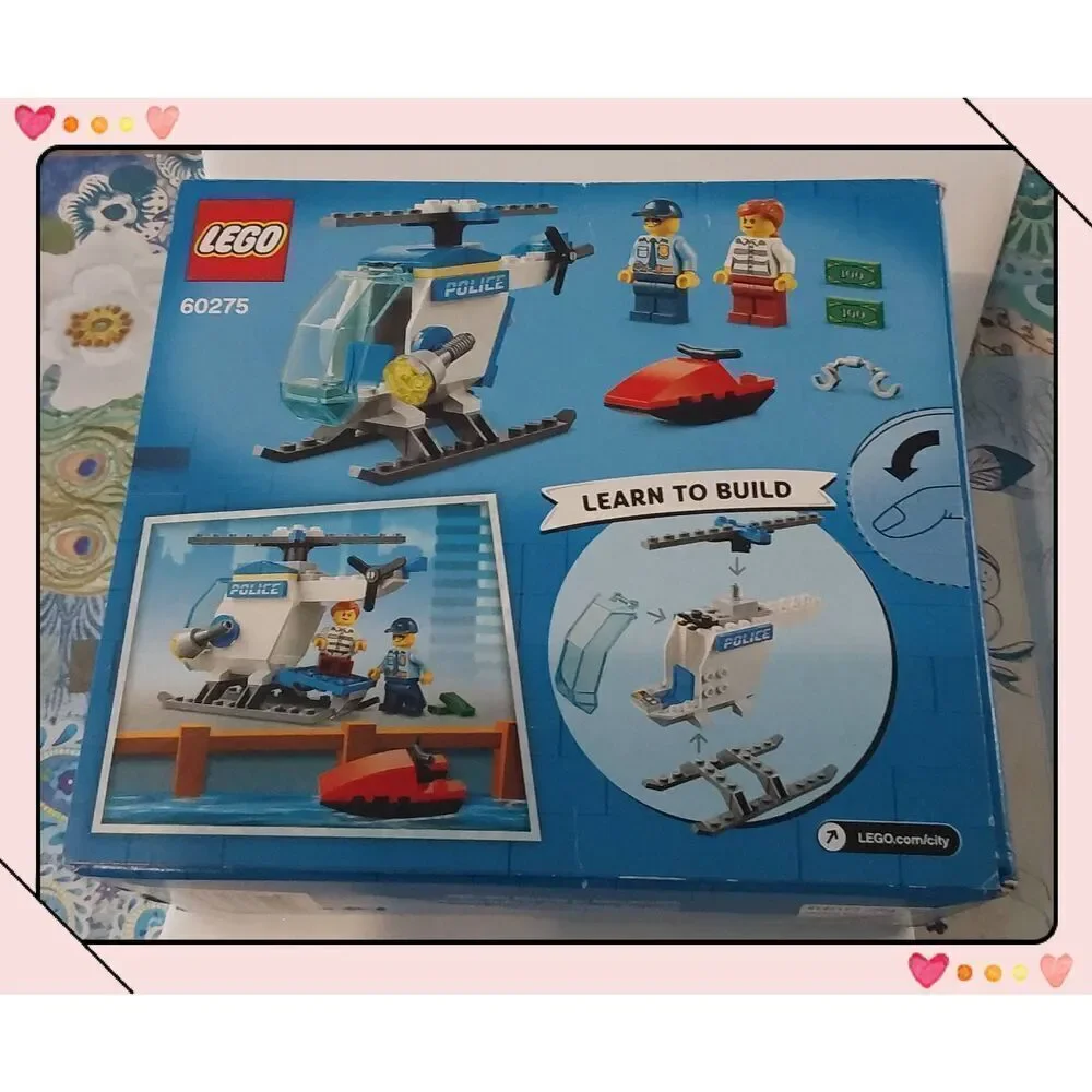 BNIB~LEGO CITY 60275 Police Helicopter Building Toy Set